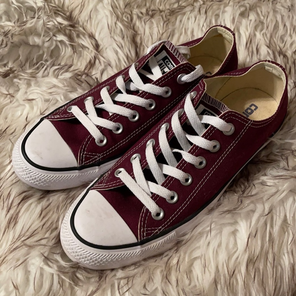 Maroon Converse